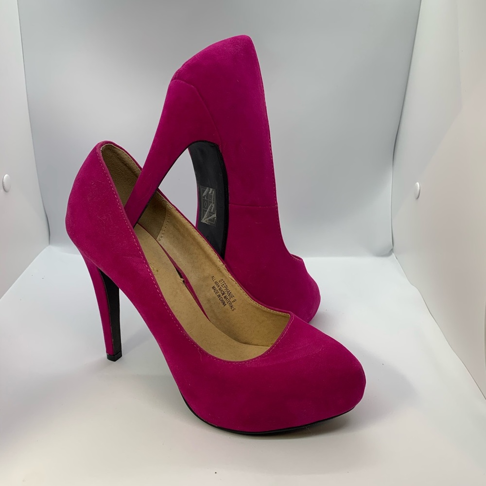 Shoedazzle Stephanie pink heels